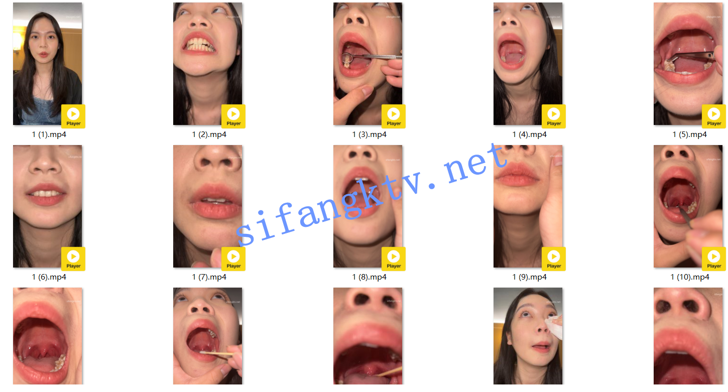 ♏恋物癖♏摄影师约拍 纯情广东学妹 第一视角口腔特写合集