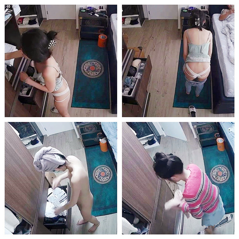 《居家摄像头破解》老公不在家的美少妇和野男人偷情记录被曝光