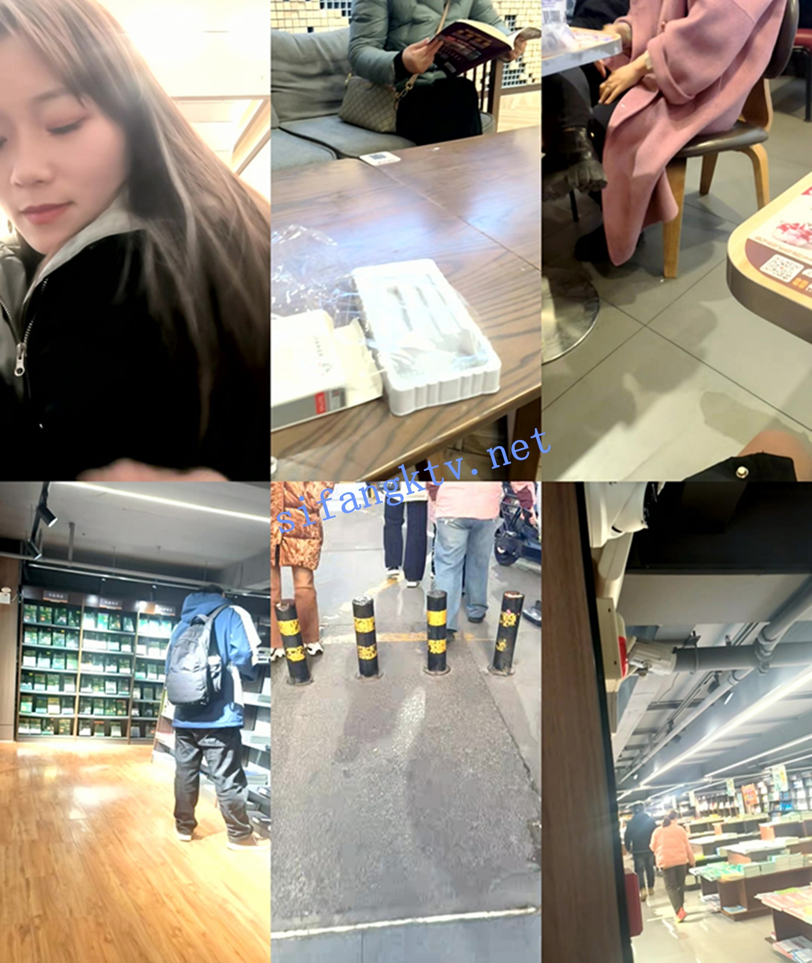户外达人【御姐爱深喉】丝袜裸空~商场~图书馆~超市裸空