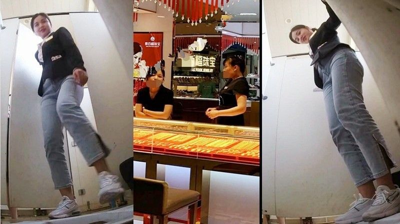 商场女厕全景后拍多位美女职员这腿上功夫都很了得