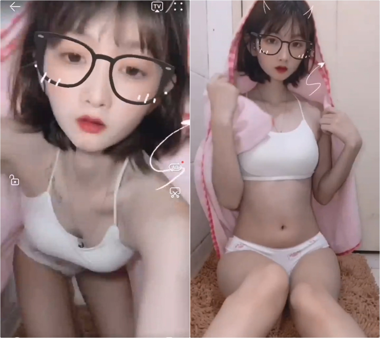 ☀️闷骚反差眼镜娘☀️娇小反差萌妹『OP酱』给大家表演极致反差 又纯又欲的乖乖女 萌萌的外表下是个反差小母狗