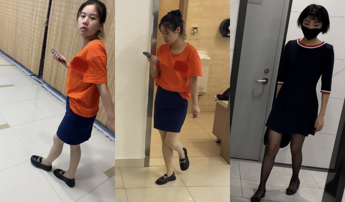【魔手外购】牛逼坑神蹲守商场女公厕，连续偸拍多位小姐姐方便，同步露脸全身，还搭讪问路