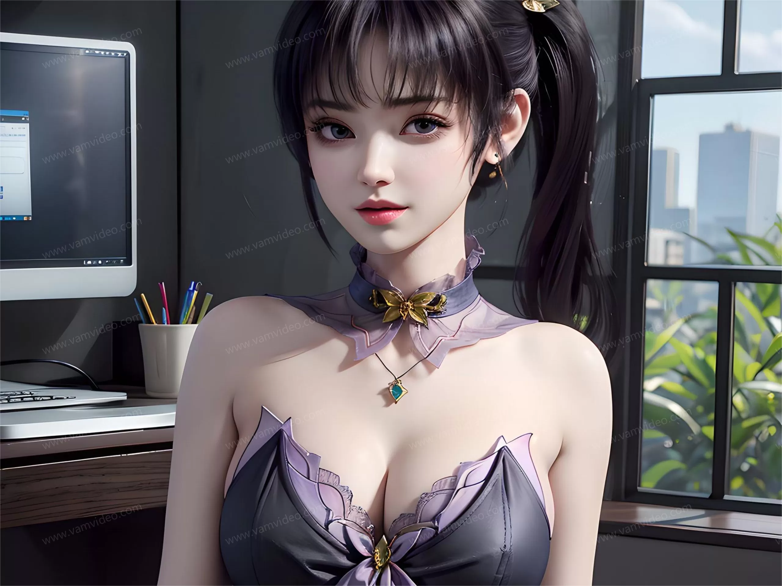 AI绘图 紫妍 2 [103P 352 MB]