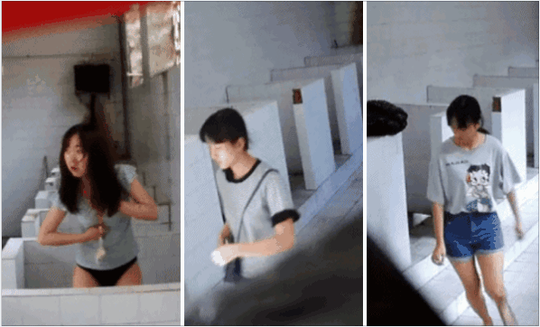 长途大巴到饭店吃饭来了一群憋了很久的美女少妇来嘘嘘3