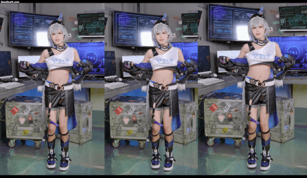 【B站UP主 咬一口兔娘/咬人小小兔 】付费订阅2套写真加骚舞