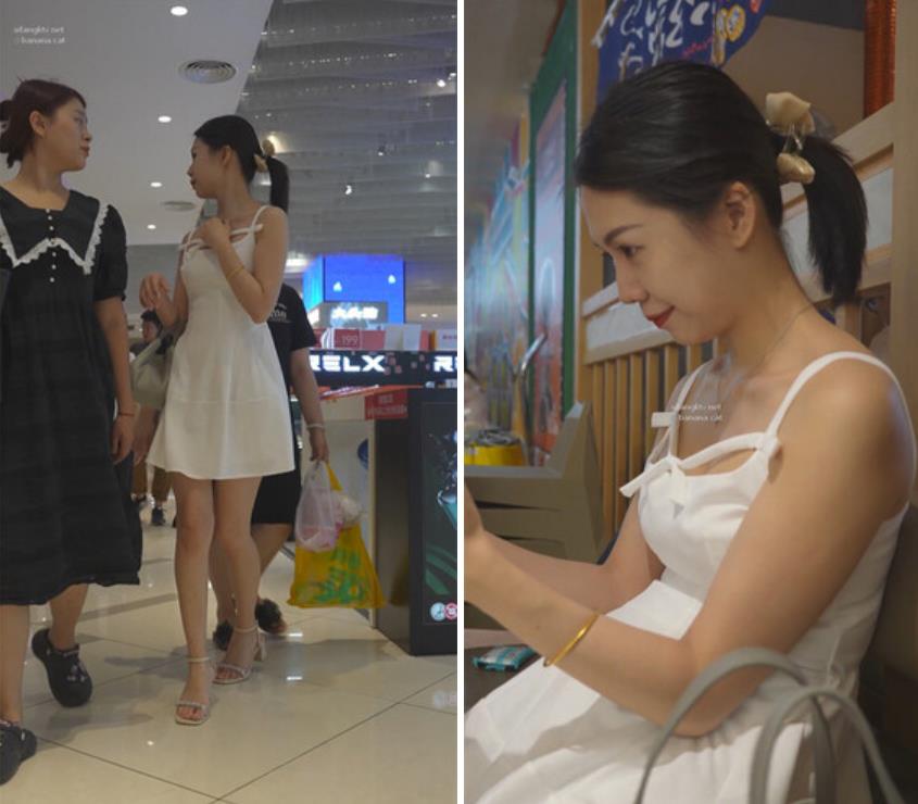 大神偷拍美女裙底风光❤️吊带裙清凉高跟特写透明内露屁股缝路边蹲下❤️办公室偷拍大胸骚货同事裙底