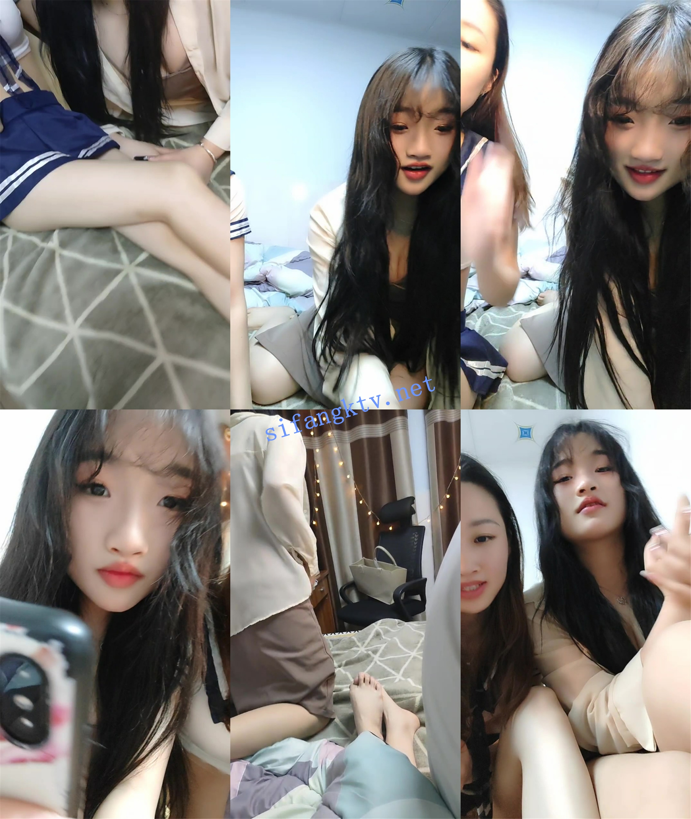 卧槽~【为生活陪大哥】罕见带闺蜜~服侍一男胸腿~足交