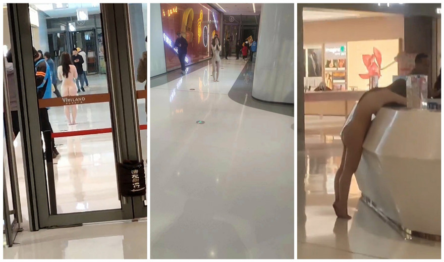 吃瓜 – 武汉一高颜值女子商场内裸奔,现场原版无码画面流出,身份被扒,原因披露
